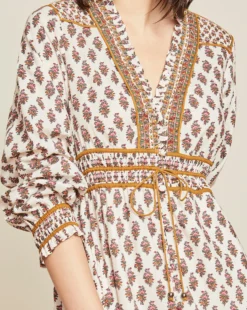 Veronica Beard Alessandra Boho-Floral Dress Clothing