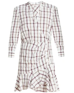 Veronica Beard Sherry Plaid Minidress
