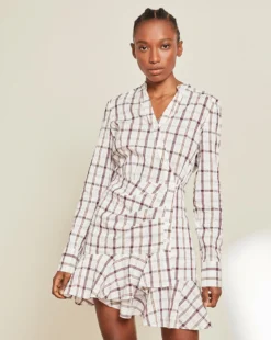 Veronica Beard Sherry Plaid Minidress