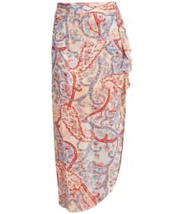 Veronica Beard Kaydence Paisley Skirt