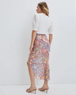 Veronica Beard Kaydence Paisley Skirt