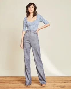 Veronica Beard Lipa Space-Dyed Pullover