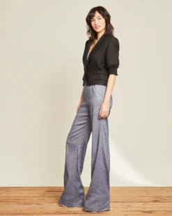 Veronica Beard Annabella Crop Linen Jacket Clothing