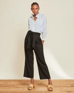 Veronica Beard Elice Linen Pant Clothing