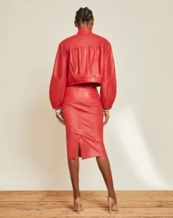 Veronica Beard Nimah Leather Jacket