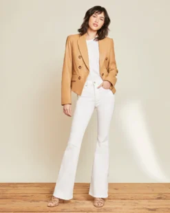 Veronica Beard Clothing Cooke Leather Dickey Jacket