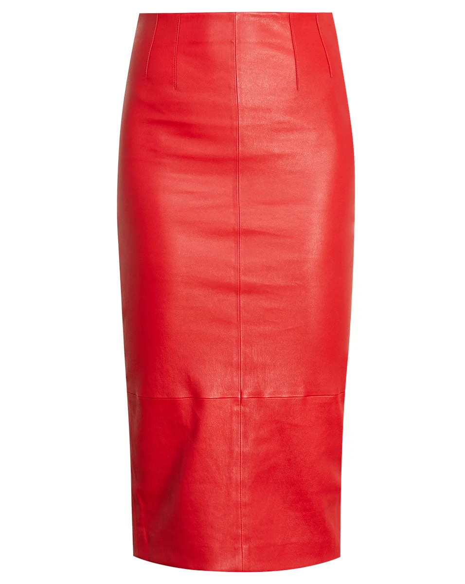 Veronica Beard Kaliyah Leather Skirt Veronica Beard Kaliyah Leather Skirt