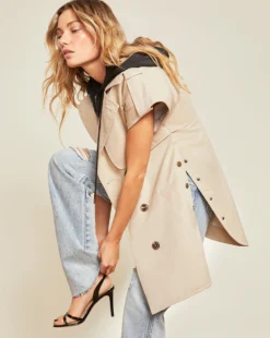 Veronica Beard Nylon Hoodie Dickey Clothing