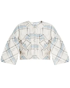 Veronica Beard Nikolai Oversized Plaid Jacket Clothing