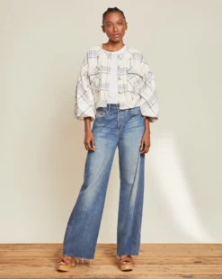 Veronica Beard Nikolai Oversized Plaid Jacket Clothing