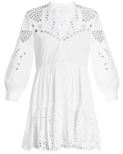 Veronica Beard Ariana Eyelet Dress
