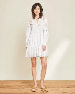 Veronica Beard Ariana Eyelet Dress