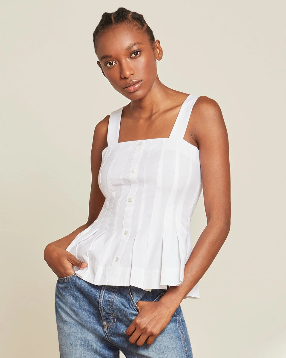 Veronica Beard Laura Pleated Top Clothing Veronica Beard Laura Pleated Top Clothing