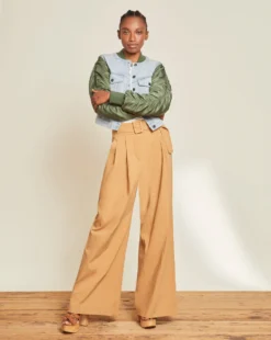 Veronica Beard Maliyah Wide-Leg Pant