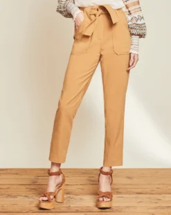 Veronica Beard Mahary Tie-Waist Pant Clothing