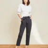 Veronica Beard Mahary Tie-Waist Pant Clothing