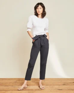 Veronica Beard Mahary Tie-Waist Pant Clothing