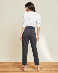 Veronica Beard Mahary Tie-Waist Pant Clothing