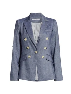 Veronica Beard Kelson Linen Dickey Jacket