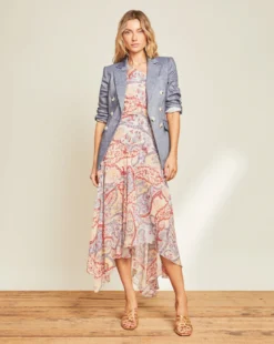 Veronica Beard Kelson Linen Dickey Jacket