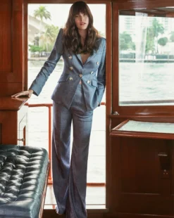 Veronica Beard Sunny Linen Pant Clothing