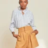 Veronica Beard Clothing Alicia Linen Short