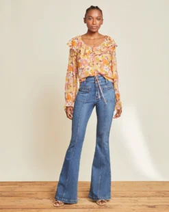 Veronica Beard Kitt Floral Blouse Clothing 5 Veronica Beard Kitt Floral Blouse Clothing