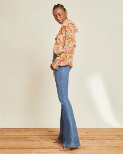 Veronica Beard Kitt Floral Blouse Clothing 4 Veronica Beard Kitt Floral Blouse Clothing