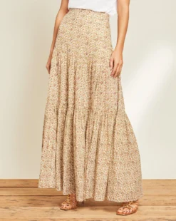 Veronica Beard Clothing Serence Floral Skirt