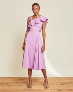 Veronica Beard Beilla One-Shoulder Dress Clothing