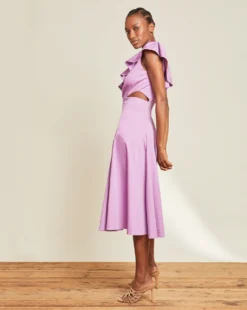 Veronica Beard Beilla One-Shoulder Dress Clothing