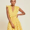 Veronica Beard Rayna Botanical Ikat Dress Clothing
