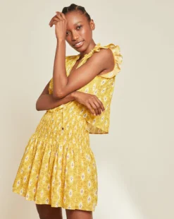 Veronica Beard Rayna Botanical Ikat Dress Clothing