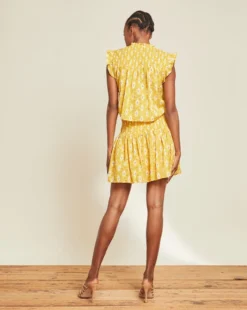 Veronica Beard Rayna Botanical Ikat Dress Clothing