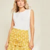 Veronica Beard Clothing Taras Botanical Ikat Skirt