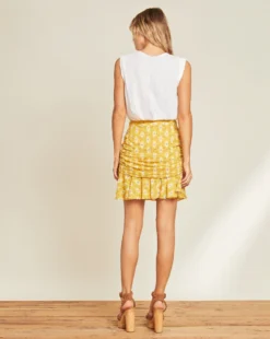 Veronica Beard Clothing Taras Botanical Ikat Skirt