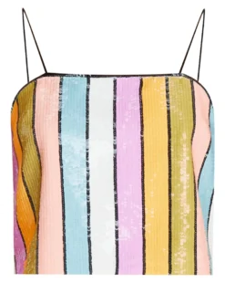 Veronica Beard Clothing Harmoni Sequin Top