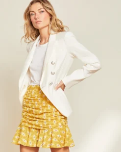 Veronica Beard Miller Linen Dickey Jacket Clothing