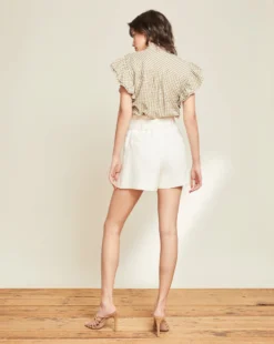 Veronica Beard Ashford Linen Short