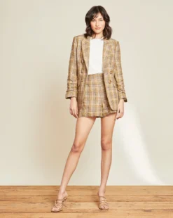 Veronica Beard Jazmin Plaid Short Clothing