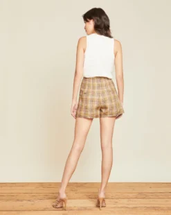 Veronica Beard Jazmin Plaid Short Clothing