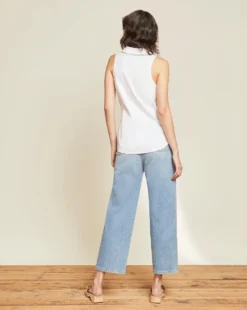 Veronica Beard Vallie Tie-Front Shirt