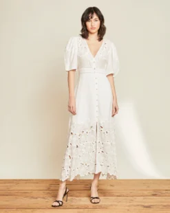 Veronica Beard Hope Eyelet Maxi Dress