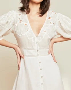 Veronica Beard Hope Eyelet Maxi Dress 5 Veronica Beard Hope Eyelet Maxi Dress