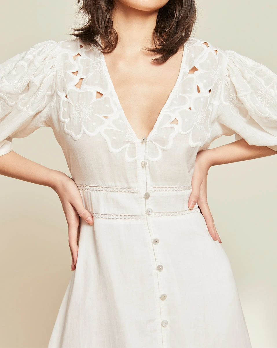 Veronica Beard Hope Eyelet Maxi Dress Veronica Beard Hope Eyelet Maxi Dress