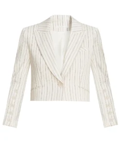Veronica Beard Armada Pinstriped Jacket