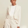 Veronica Beard Armada Pinstriped Jacket