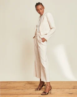 Veronica Beard Armada Pinstriped Jacket