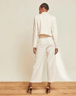 Veronica Beard Armada Pinstriped Jacket