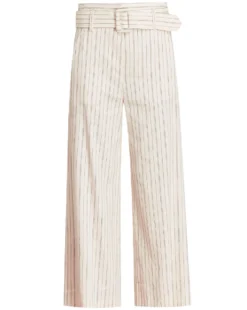 Veronica Beard Dexter Pinstriped Pant Clothing